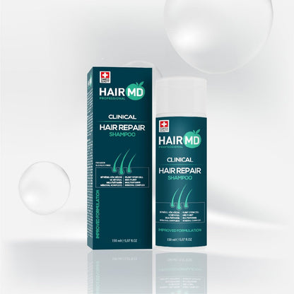 HairMD Transplant Clinical Repair Shampoo - Biotin Shampoo for Hair Growth, Post-Transplant Scalp Care, Reduces Itching and Redness, 250ml Avelisse
