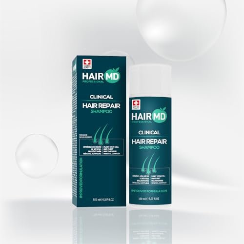 HairMD Transplant Clinical Repair Shampoo - Biotin Shampoo for Hair Growth, Post-Transplant Scalp Care, Reduces Itching and Redness, 250ml Avelisse