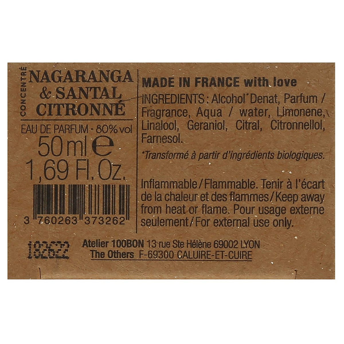 100 BON Nagaranga & Santal Citronné Eau de Parfum - 1.7 Fl Oz - görsel 7