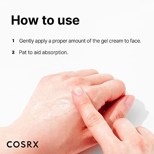 COSRX Hydrium Green Tea Aqua Soothing Gel Cream - Lightweight Daily Moisturizer, 1.69 fl.oz / 50ml Avelisse