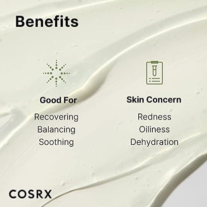 COSRX Hydrium Green Tea Aqua Soothing Gel Cream - Lightweight Daily Moisturizer, 1.69 fl.oz / 50ml Avelisse
