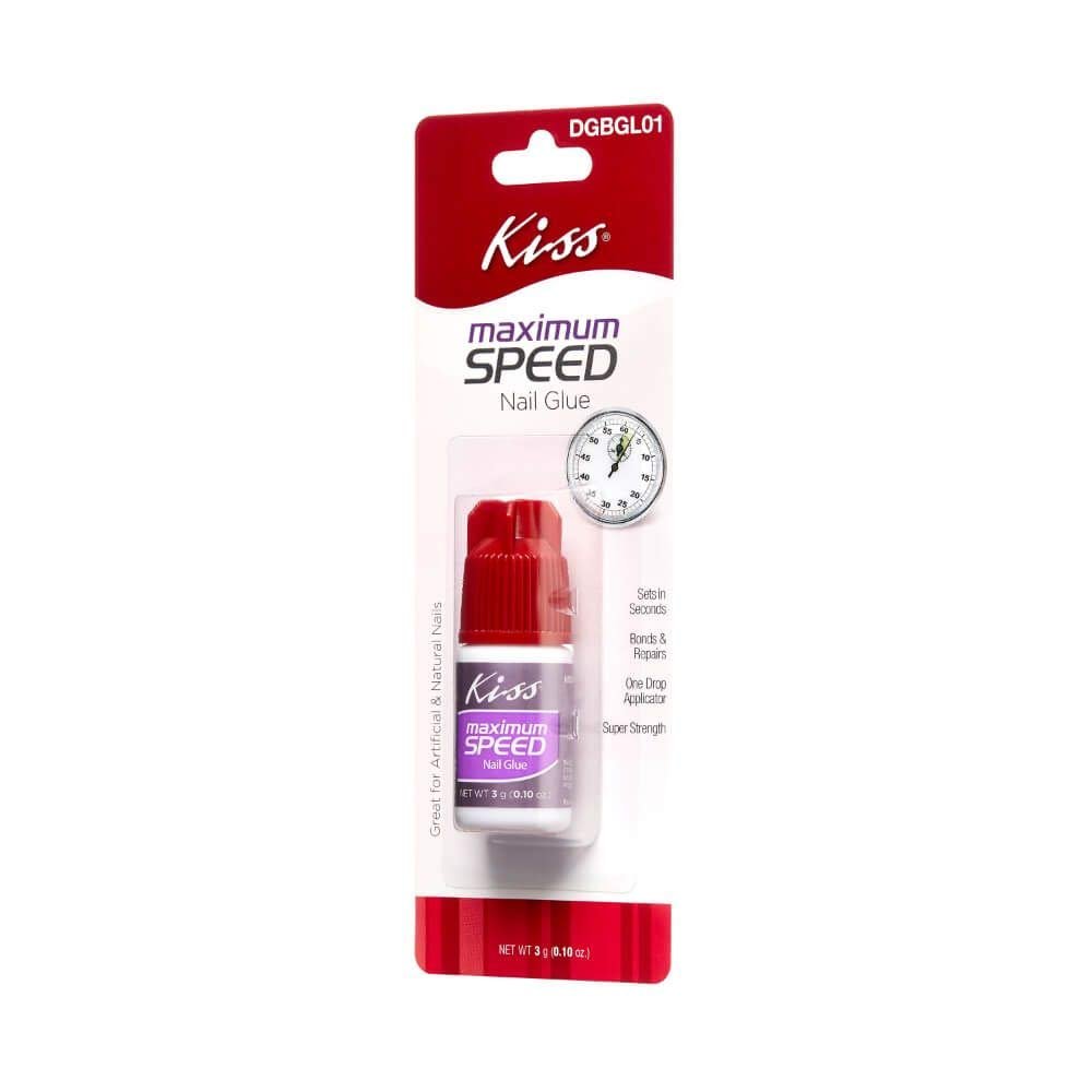 KISS Maximum Speed Nail Glue - Clear Cyanoacrylate Formula for Natural & Artificial Nails - görsel 4