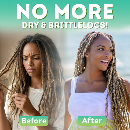 Locsanity Grapefruit Coconut Lime Daily Hydrating Mist for Locs, Dreads & Braids - Rosewater Scalp Moisturizer - 8 fl oz Avelisse