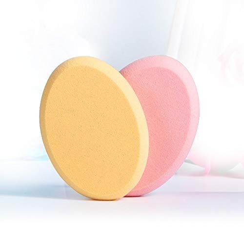 Oval Puff 2-Pack Makeup Sponges - Skin Tone & Pink Foundation Blender for Flawless Application - görsel 8