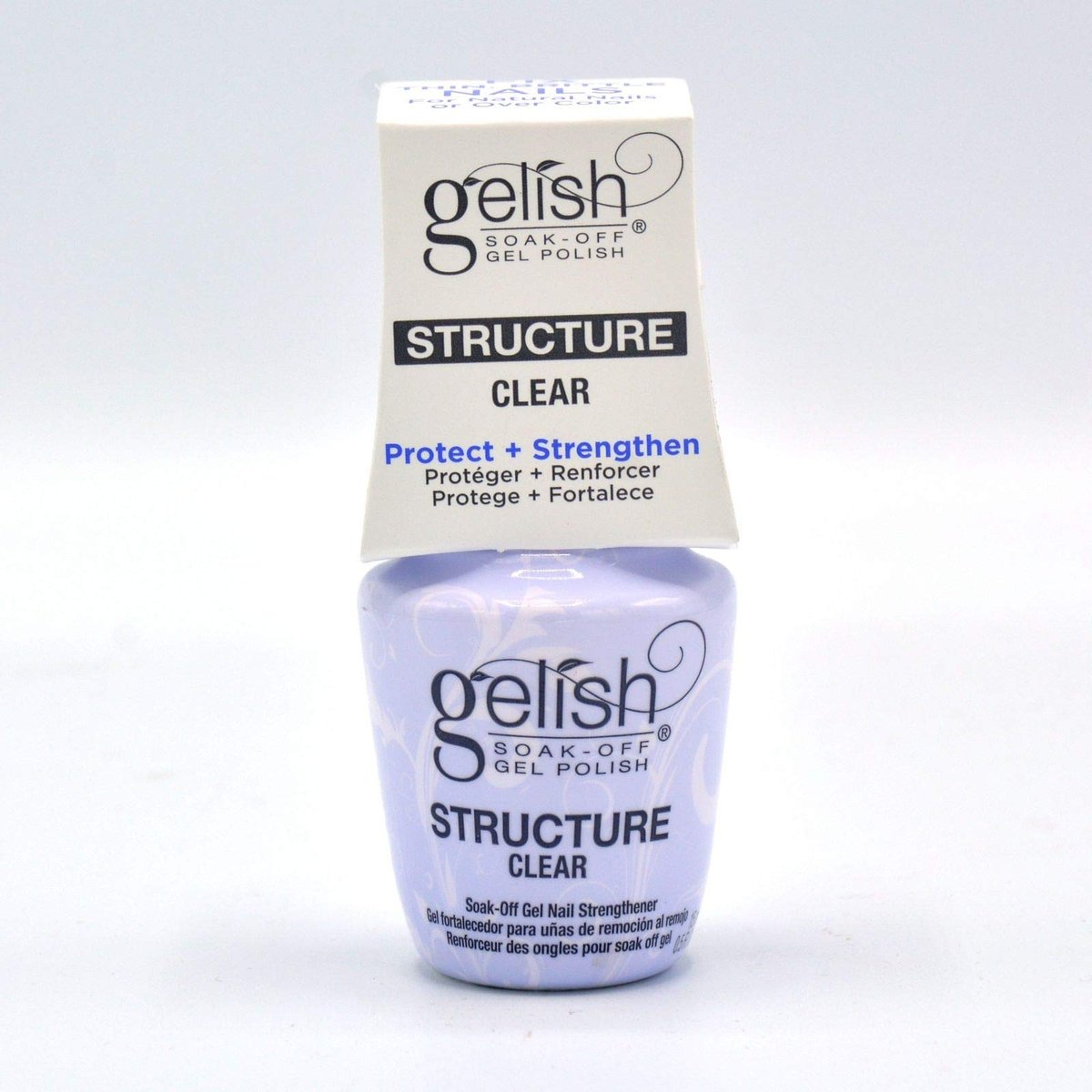 Gelish Soak-Off Structure Gel Clear - 0.5 oz (15 ml) Nail Gel for Strong, Natural-Looking Nails Avelisse