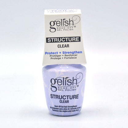 Gelish Soak-Off Structure Gel Clear - 0.5 oz (15 ml) Nail Gel for Strong, Natural-Looking Nails Avelisse