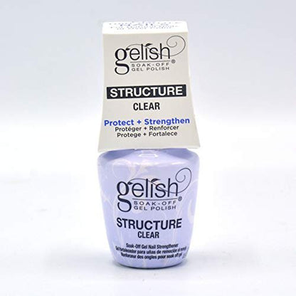 Gelish Soak-Off Structure Gel Clear - 0.5 oz (15 ml) Nail Gel for Strong, Natural-Looking Nails Avelisse