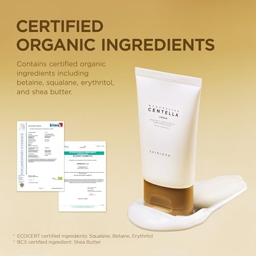 SKIN1004 Madagascar Centella Cream – Korean Face Moisturizer with Centella Asiatica, Panthenol & Shea Butter for Soothing Daily Skincare, 2.53 fl oz (75ml) - görsel 9