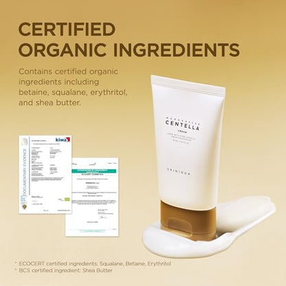 SKIN1004 Madagascar Centella Cream – Korean Face Moisturizer with Centella Asiatica, Panthenol & Shea Butter for Soothing Daily Skincare, 2.53 fl oz (75ml)