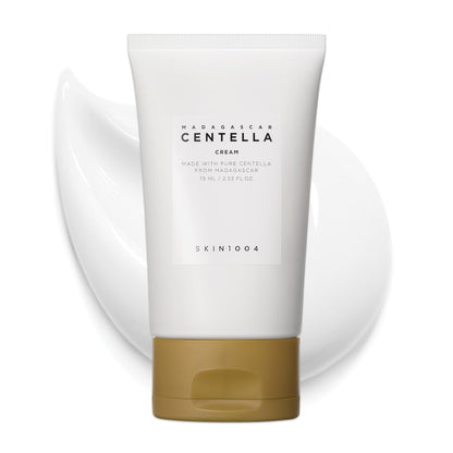 SKIN1004 Madagascar Centella Cream – Korean Face Moisturizer with Centella Asiatica, Panthenol & Shea Butter for Soothing Daily Skincare, 2.53 fl oz (75ml)