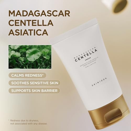 SKIN1004 Madagascar Centella Cream – Korean Face Moisturizer with Centella Asiatica, Panthenol & Shea Butter for Soothing Daily Skincare, 2.53 fl oz (75ml) - görsel 5