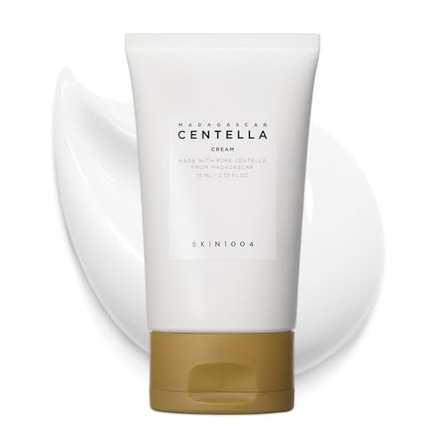 SKIN1004 Madagascar Centella Cream – Korean Face Moisturizer with Centella Asiatica, Panthenol & Shea Butter for Soothing Daily Skincare, 2.53 fl oz (75ml) - görsel 1