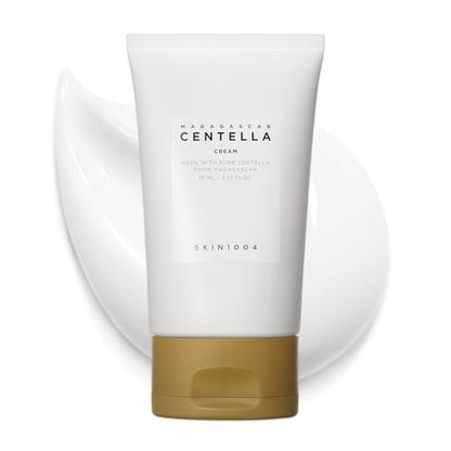 SKIN1004 Madagascar Centella Cream – Korean Face Moisturizer with Centella Asiatica, Panthenol & Shea Butter for Soothing Daily Skincare, 2.53 fl oz (75ml)