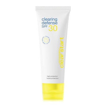 Dermalogica Clear Start Clearing Defense SPF30 Sunscreen Moisturizer for Acne Prone Skin - Lightweight Mattifying Face Moisturizer with Vitamin C, 2 Fl Oz Avelisse