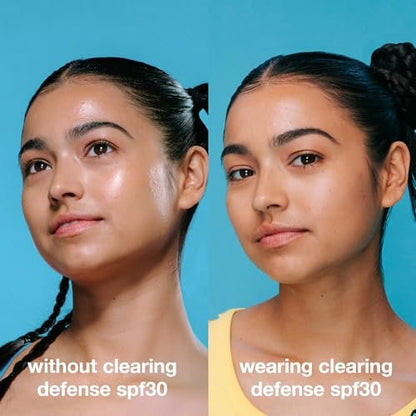 Dermalogica Clear Start Clearing Defense SPF30 Sunscreen Moisturizer for Acne Prone Skin - Lightweight Mattifying Face Moisturizer with Vitamin C, 2 Fl Oz Avelisse