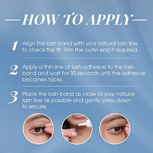 Ardell False Eyelashes Deluxe Pack: 4 Natural Look Strip Lashes with Duo Lash Adhesive & Applicator - Black, Lightweight - görsel 8