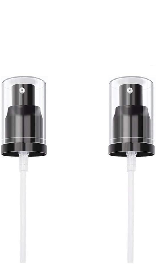 2-Pack Replacement Press Cover Air Pump for Maybelline Fit Me Matte + Poreless Liquid Foundation - Black - görsel 5