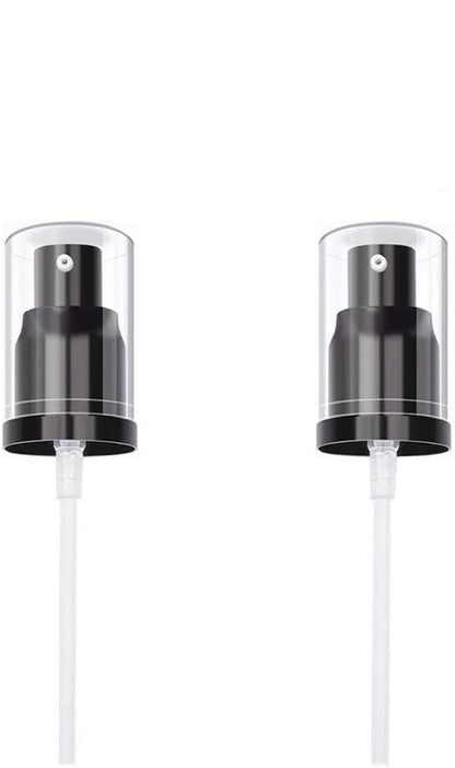 2-Pack Replacement Press Cover Air Pump for Maybelline Fit Me Matte + Poreless Liquid Foundation - Black