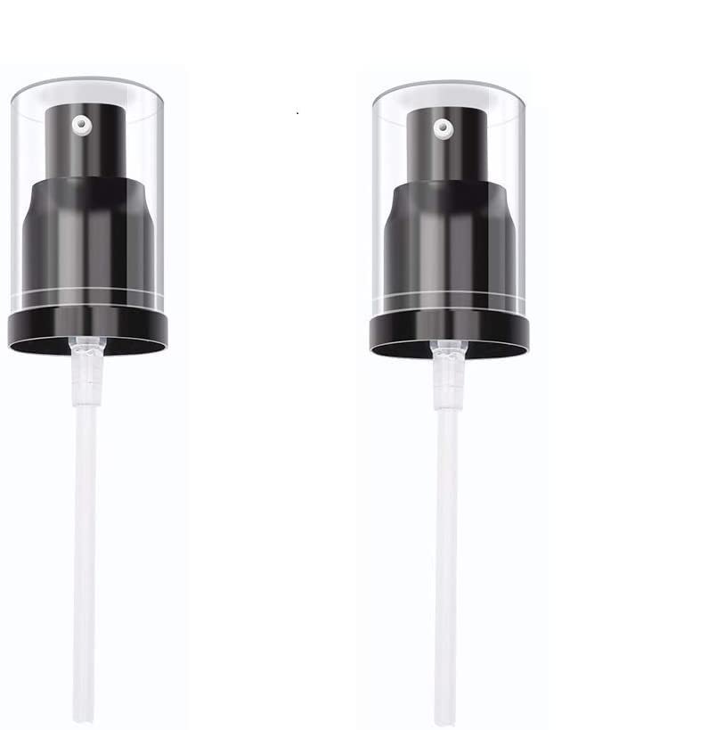 2-Pack Replacement Press Cover Air Pump for Maybelline Fit Me Matte + Poreless Liquid Foundation - Black - görsel 1