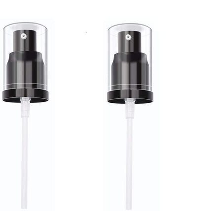 2-Pack Replacement Press Cover Air Pump for Maybelline Fit Me Matte + Poreless Liquid Foundation - Black