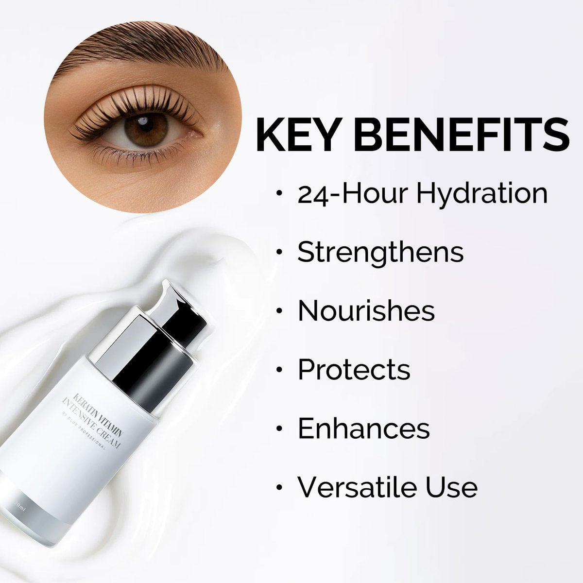 DLUX PROFESSIONAL Advanced Enhancing Grow Treatment Serum for Eyelash, Eyebrow, and Skin Booster – Perfect for Lash Tech Gifts Avelisse