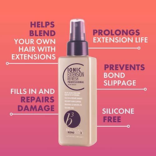 B3 Brazilian Bondbuilder Extension Shampoo, Conditioner & Refresh Trio Pack – 28.75 fl oz (3 Count) for Healthy, Strengthened Hair Avelisse