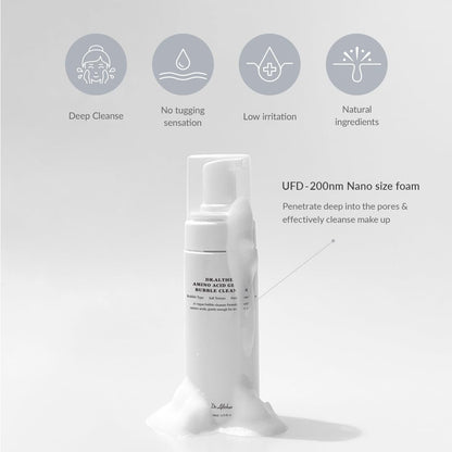 Dr.Althea Amino Acid Gentle Bubble Cleanser - Vegan Foam Face Wash for Sensitive Skin, 4.73 fl oz Avelisse