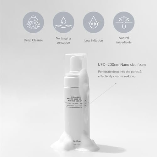 Dr.Althea Amino Acid Gentle Bubble Cleanser - Vegan Foam Face Wash for Sensitive Skin, 4.73 fl oz Avelisse