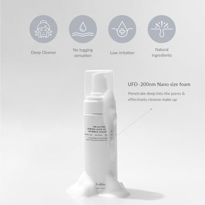 Dr.Althea Amino Acid Gentle Bubble Cleanser - Vegan Foam Face Wash for Sensitive Skin, 4.73 fl oz Avelisse