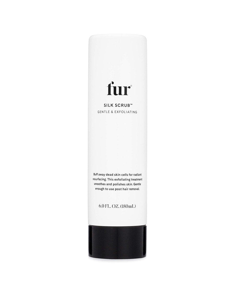 Fur Silk Scrub: Premium KP Bump Eraser - Exfoliating & Resurfacing Body Scrub for Smooth, Hydrated Skin & Ingrown Hair Prevention with Natural Oils & AHAs (6 Fl Oz) Avelisse