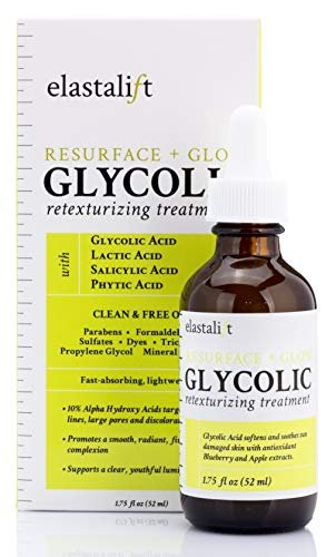 Elastalift Resurfacing Glycolic Acid Facial Peel Serum – Anti-Aging Dark Spot Corrector, Minimizes Fine Lines & Enlarged Pores, Exfoliating Chemical Peel for Even Skin Tone, 1.7 Fl Oz - görsel 2