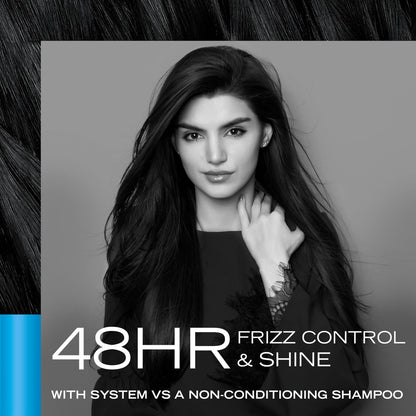 TRESemmé Smooth and Silky Shampoo with Pump, 39 oz - Frizz Control & Moisture for Silky Hair