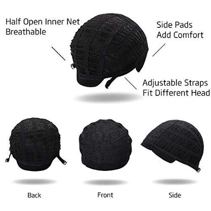 Morvally Short Messy Black Heat Resistant Synthetic Hair Wig for Cosplay, Halloween, Anime Avelisse