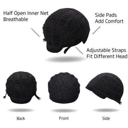 Morvally Short Messy Black Heat Resistant Synthetic Hair Wig for Cosplay, Halloween, Anime Avelisse