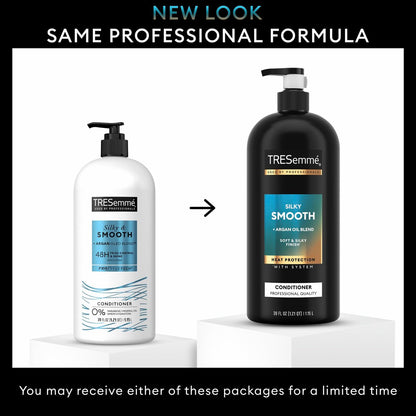 TRESemmé Smooth and Silky Conditioner with Pump, 39 oz - Frizz Control & Silky Smooth Hair