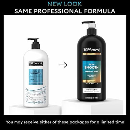 TRESemmé Smooth and Silky Conditioner with Pump, 39 oz - Frizz Control & Silky Smooth Hair