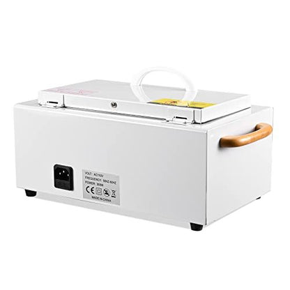 XESSCARE High Temperature Sterilizer Autoclave Machine 110V 300W – Dry Heat Nail & Dental Tool Sterilizer, 1.5L Salon Equipment for Metal Tools with Handle (White) Avelisse