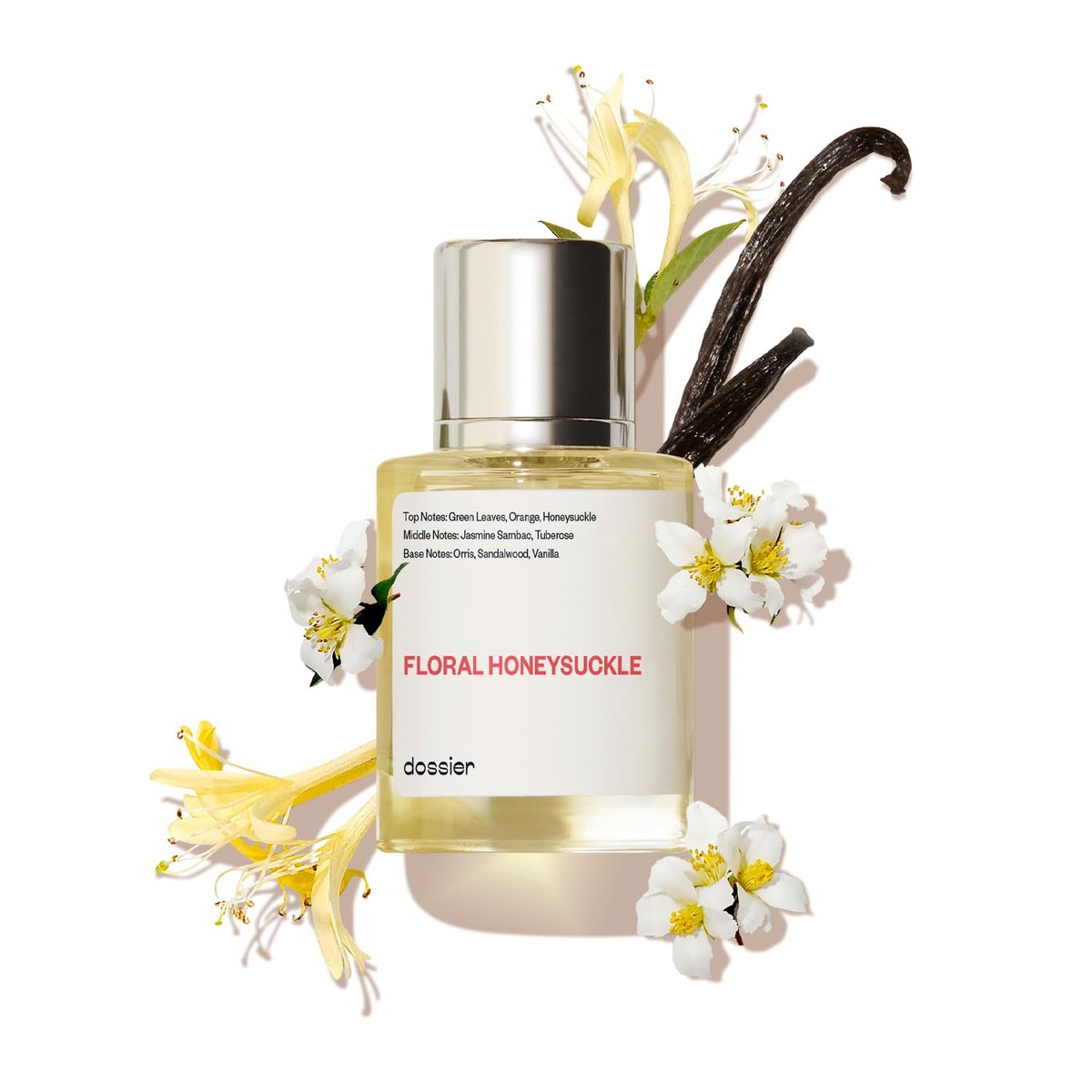 Dossier Floral Honeysuckle Eau de Parfum – Inspired by G.Bloom – Vegan & Paraben-Free Perfume for Women, 1.7 oz (50ml) Avelisse
