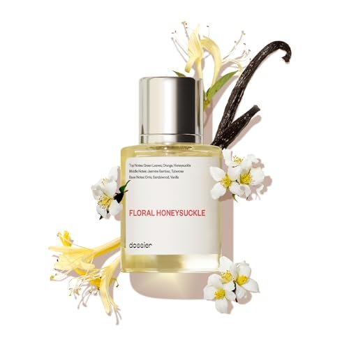 Dossier Floral Honeysuckle Eau de Parfum – Inspired by G.Bloom – Vegan & Paraben-Free Perfume for Women, 1.7 oz (50ml) Avelisse
