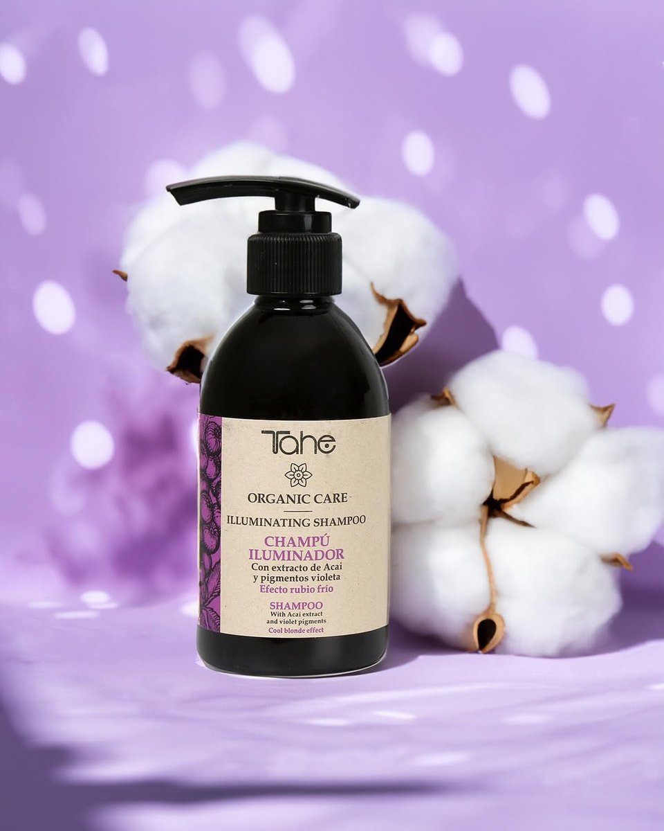 Tahe Organic Care Illuminating Shampoo Cool Blonde Effect - 300ml - görsel 9