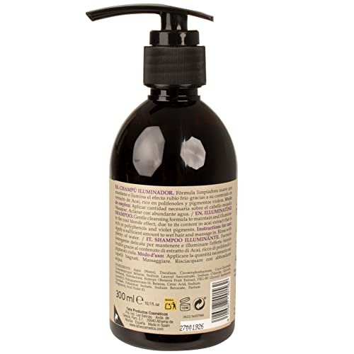 Tahe Organic Care Illuminating Shampoo Cool Blonde Effect - 300ml - görsel 4