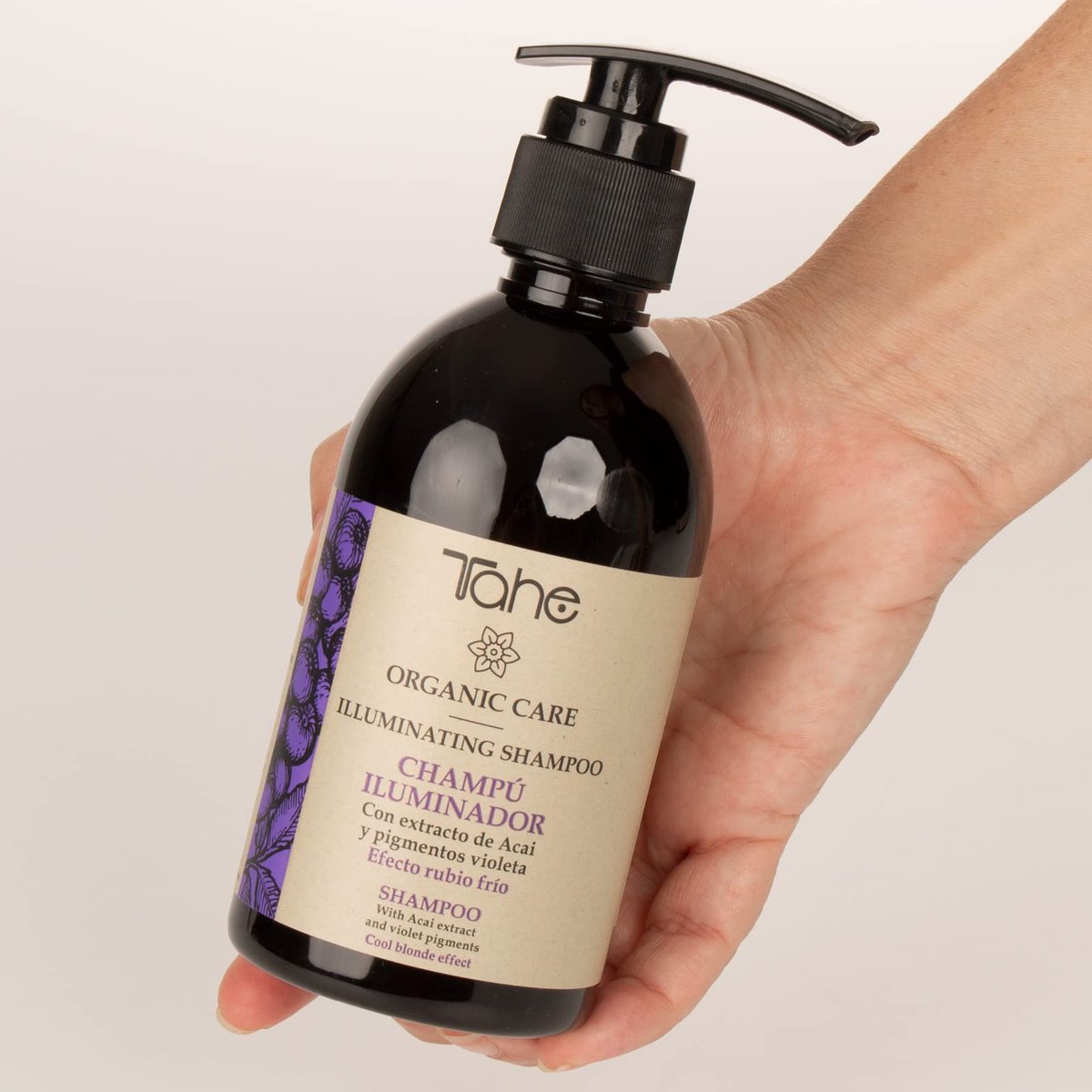 Tahe Organic Care Illuminating Shampoo Cool Blonde Effect - 300ml - görsel 7