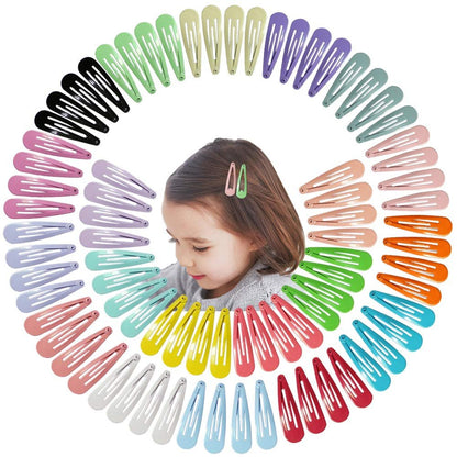 JIARON 80PCS Hair Clips - 2 Inch Non-Slip Metal Hair Barrettes for Girls, Kids, Baby, and Women (20 Colors)