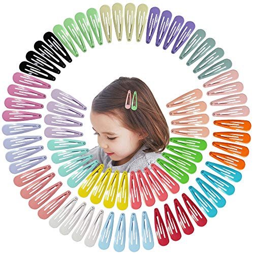 JIARON 80PCS Hair Clips - 2 Inch Non-Slip Metal Hair Barrettes for Girls, Kids, Baby, and Women (20 Colors) - görsel 2