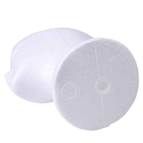 Foraineam 2 Pack Foam Wig Display Stand – Female Mannequin Wig Holder, White Foam Heads for Glasses, Mask, Hat, and Hairpieces Avelisse