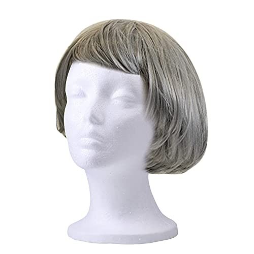 Foraineam 2 Pack Foam Wig Display Stand – Female Mannequin Wig Holder, White Foam Heads for Glasses, Mask, Hat, and Hairpieces Avelisse