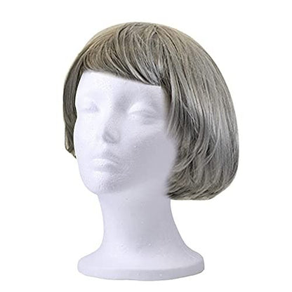 Foraineam 2 Pack Foam Wig Display Stand – Female Mannequin Wig Holder, White Foam Heads for Glasses, Mask, Hat, and Hairpieces Avelisse