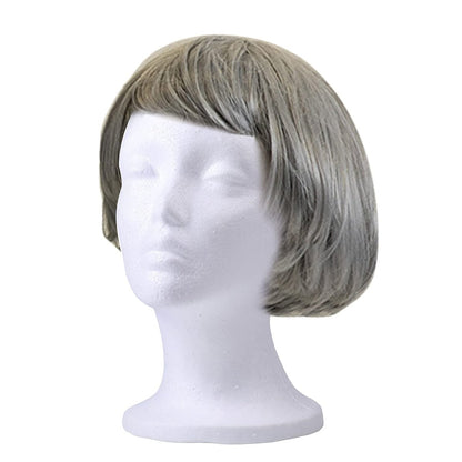 Foraineam 2 Pack Foam Wig Display Stand – Female Mannequin Wig Holder, White Foam Heads for Glasses, Mask, Hat, and Hairpieces Avelisse