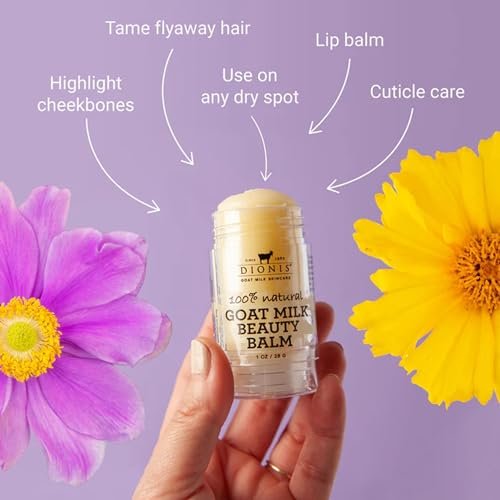 Dionis Goat Milk Skincare Multi-Purpose Hydrating Beauty Balm - 1 oz, Light Coconut Scent Avelisse