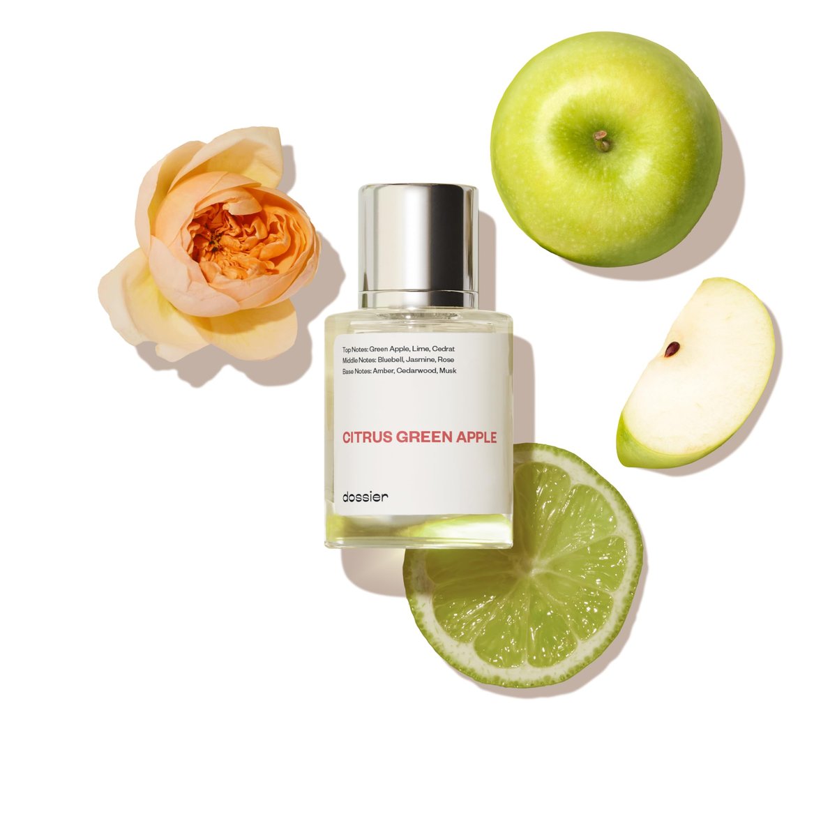 Citrus Green Apple Eau de Parfum for Women - Dossier Luxury Fragrance Spray 50ml Avelisse
